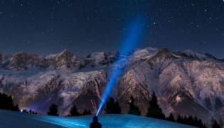 Chamonix valley Une nuit face au Mont-Blanc