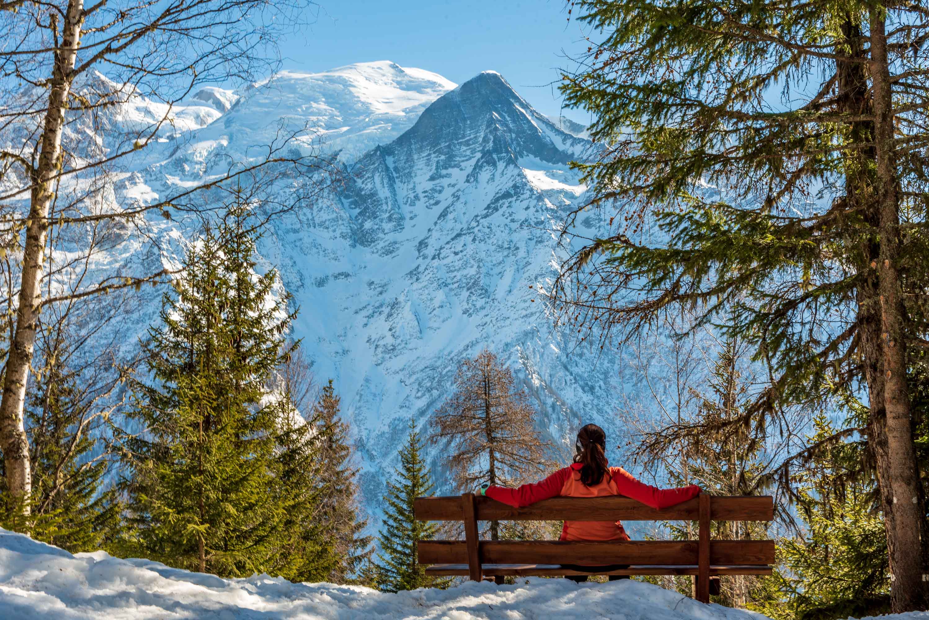 Face au Mont-Blanc