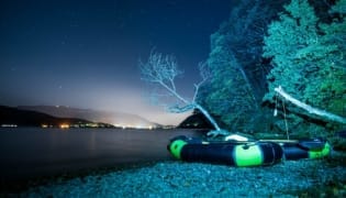 Les packafts au bord du lac du Bourget