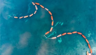 Les barques vues du ciel Les barques