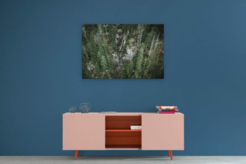 cascade-nant-burgeat-manigod-drone-dibond