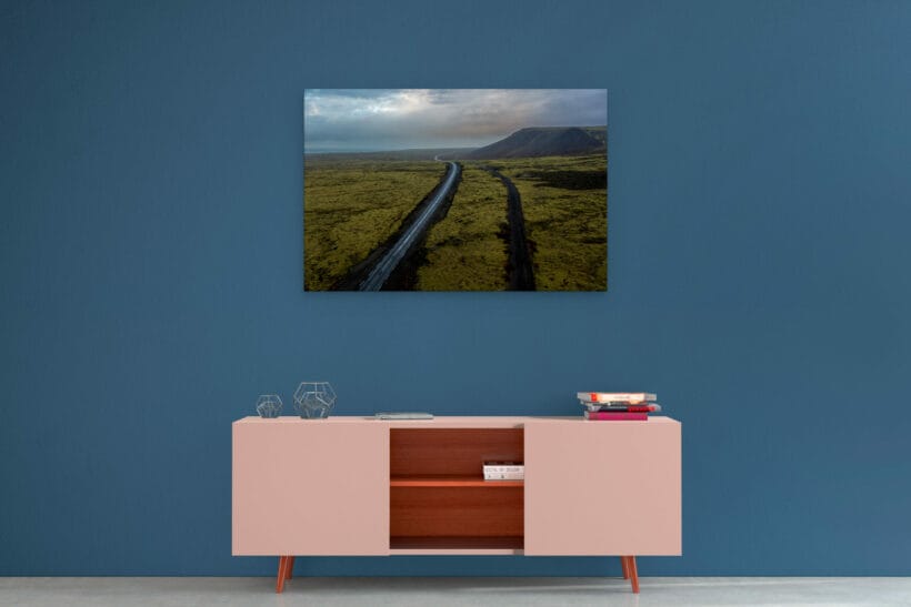 route-islande-mousse-lave-dibond