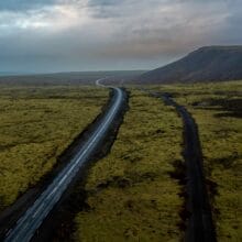 Icelandic road route islandaise