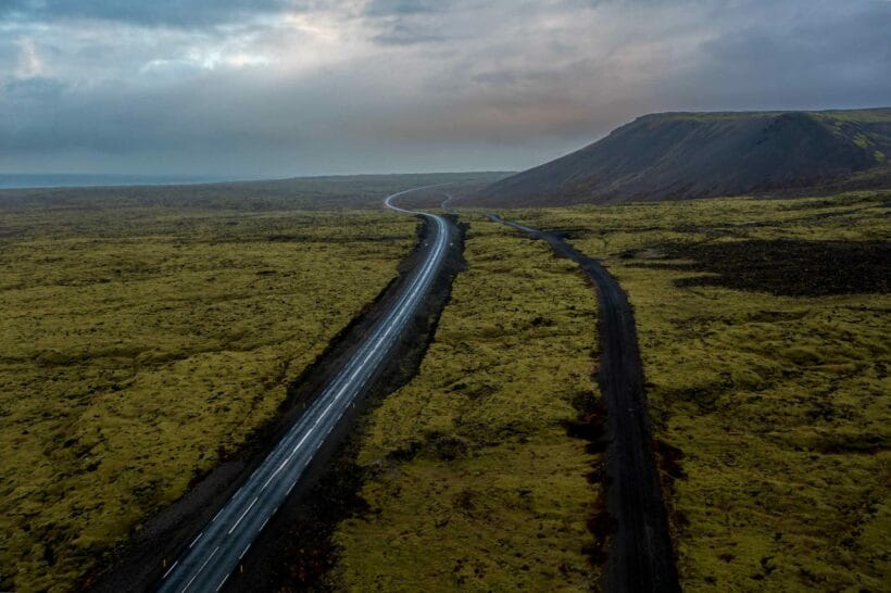 Icelandic road route islandaise